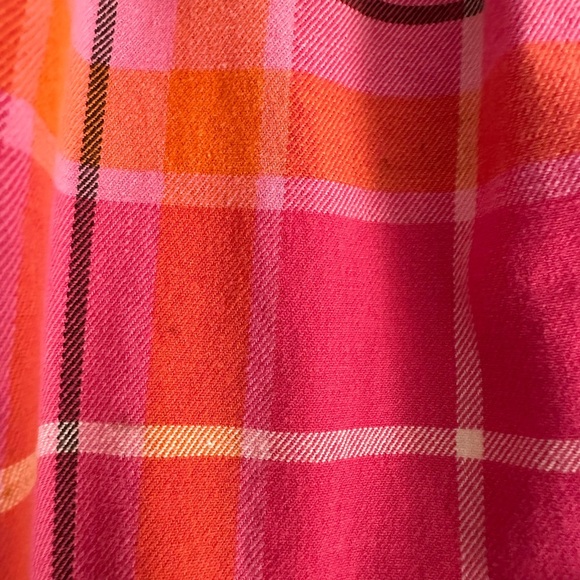 Lilly Pulitzer Pink and Orange Plaid Dress - Picture 10 of 10